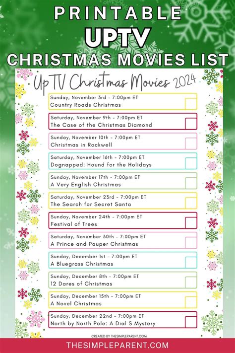List of UPtv Movies .